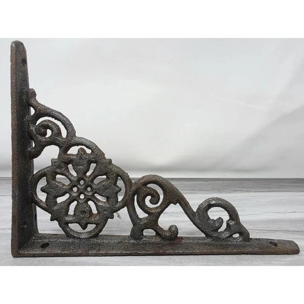 Antique Shelf Brace Wall Bracket Cast Iron Bracket 6.5